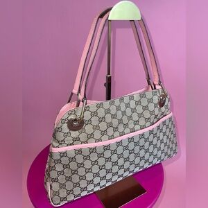 Authentic Vintage Gucci Eclipse Shoulder Tote Handbag